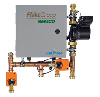 Neuton plug-and-play controlled chilled beam pump module